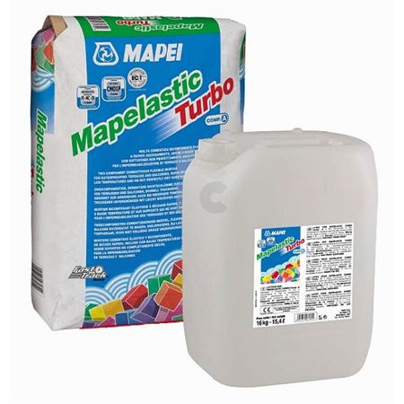 MAPEI Mapelastic TURBO A+B 20+16 kg - cementni mort za hidroizolaciju terasa