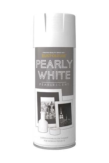 RUSTOLEUM DIY PEARLY WHITE SPRAY PAINT 400 ml - "perla" efekt