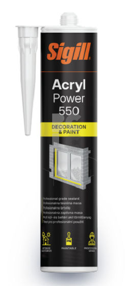 SIGILL ACRYL Power 550 -  BIJELI 300 ML