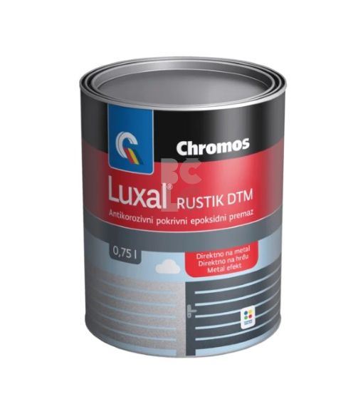 LUXAL RUSTIK DTM – antikorozivna boja s metal efektom