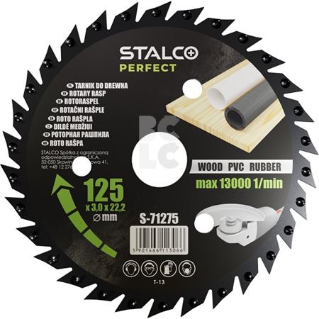 STALCO ROTO RAŠPA PILA 125mm