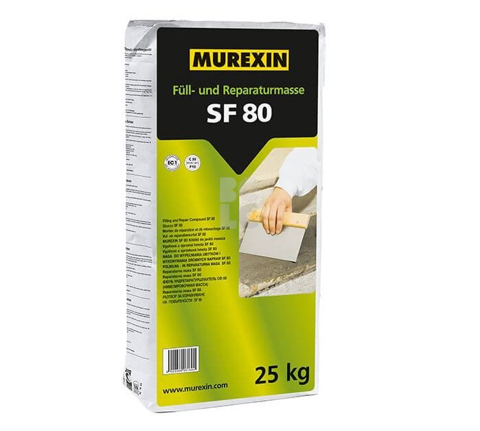 MUREXIN REPARATURNA MASA SF 80 - brzosušeća izravnavajuća masa