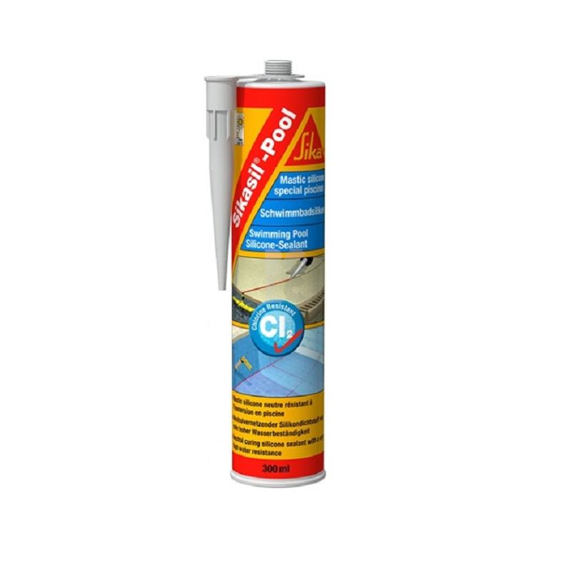 SIKASIL Pool Neutralni silikon za bazene (300 ml) bijeli