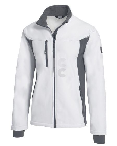 Jakna softshell Allrounder bijelo-siva