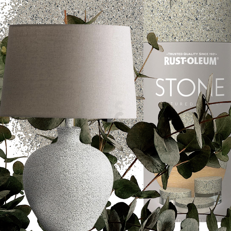 RUST-OLEUM STONE SPRAY - boja s efektom kamena (DIY)