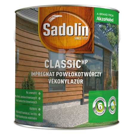 SADOLIN CLASSIC - tankoslojna lazura za prirodan izgled drveta