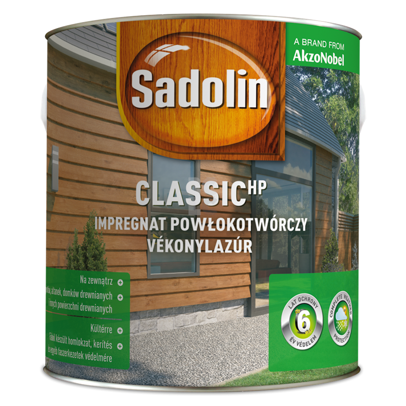 SADOLIN CLASSIC - tankoslojna lazura za prirodan izgled drveta