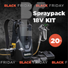 WAGNER Spraypack 18V KIT( 4Ah+punjač) + 1x5Ah gratis + FlexTwist gratis