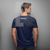 BČLĆ T-shirt, tamno plava, plavi pattern