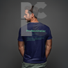 BČLĆ T-shirt, tamno plava, zeleni logo