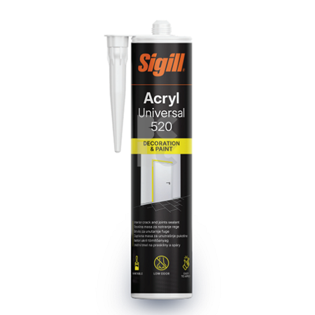 SIGILL ACRYL Universal 520 -  BIJELI 280 ML