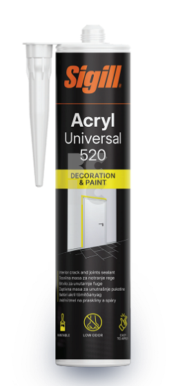 SIGILL ACRYL Universal 520 -  BIJELI 280 ML