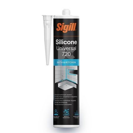 SIGILL SILICONE Universal 720 - TRANSPARENT 280 ML