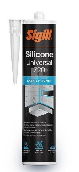 SIGILL SILICONE Universal 720 - TRANSPARENT 280 ML