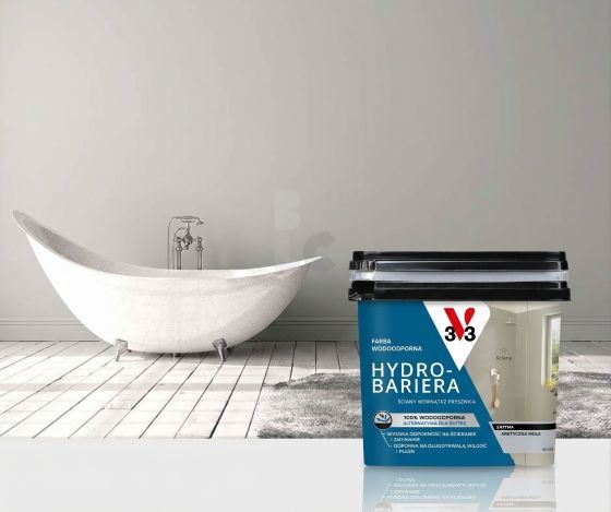 V33 Hydrobariera – Vodootporna boja za kupaonice i tuš kabine