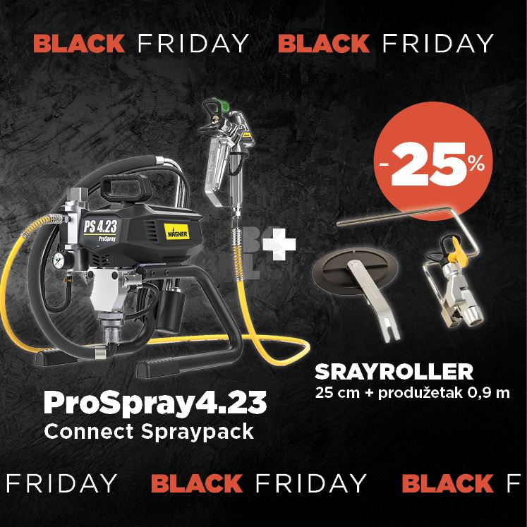 WAGNER ProSpray 4.23 Connect + SprayRoller25 cm gratis
