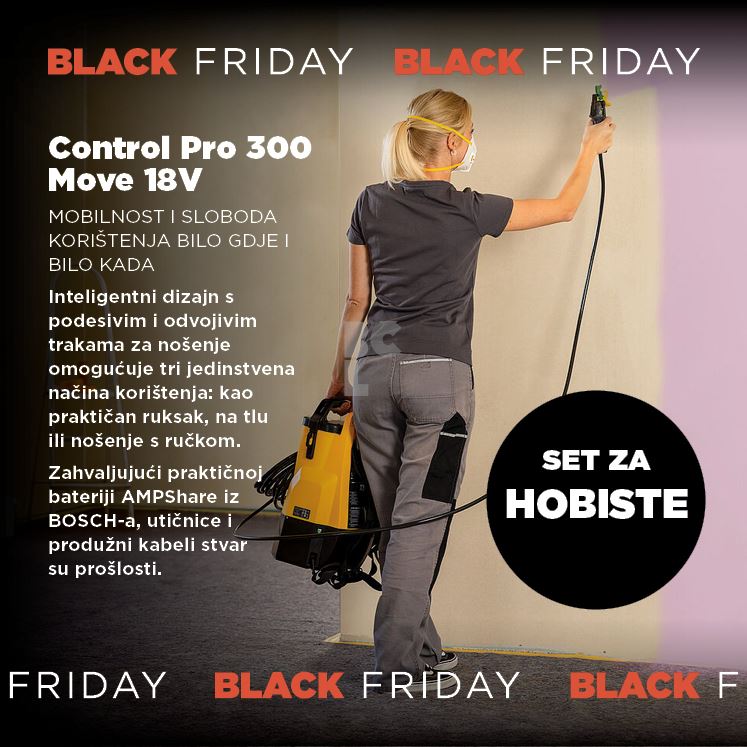 WAGNER Control Pro 300 Move 18V set (1x2Ah + punjač)