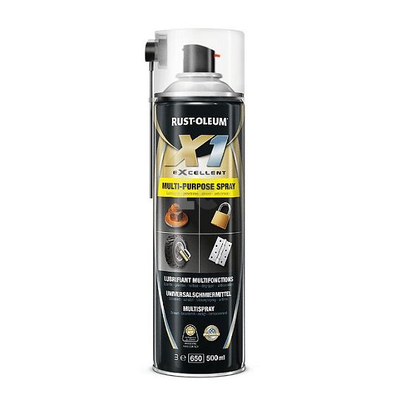 RUSTOLEUM X1 eXcellent MULTI-PURPOSE SPRAY 500 ml - podmazuje, čisti i štiti
