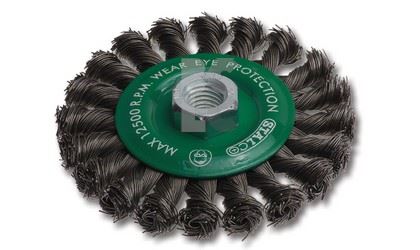 STALCO rotaciona četka tanjurasta gruba 100 mm za brusilicu