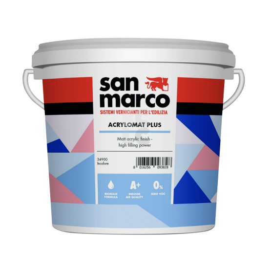 SAN MARCO ACRYLOMAT PLUS BIANCO - visokopokrivna boja