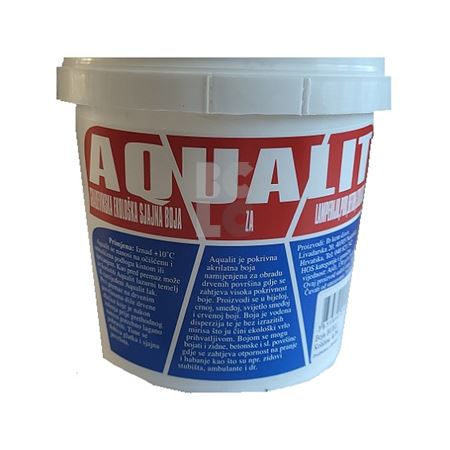 AQUALIT - pokrivna akrilna boja za obradu drvenih površina