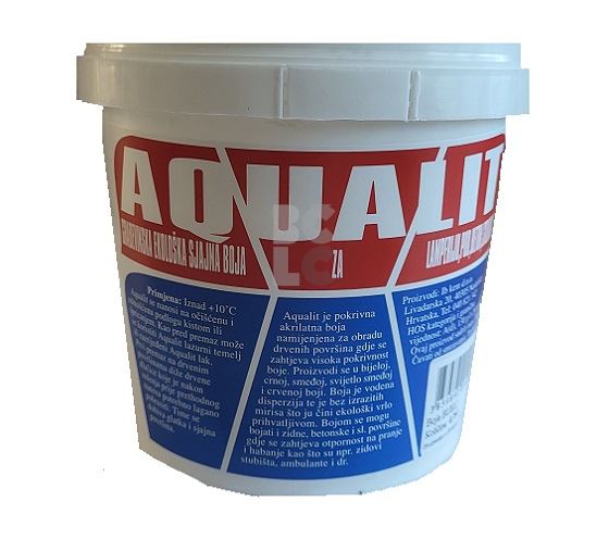 AQUALIT - pokrivna akrilna boja za obradu drvenih površina