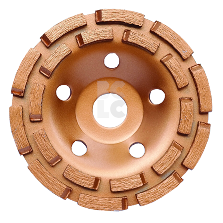 BAUTOOL dijamantna brusna ploča zlatna 125mm dvoredna  729909