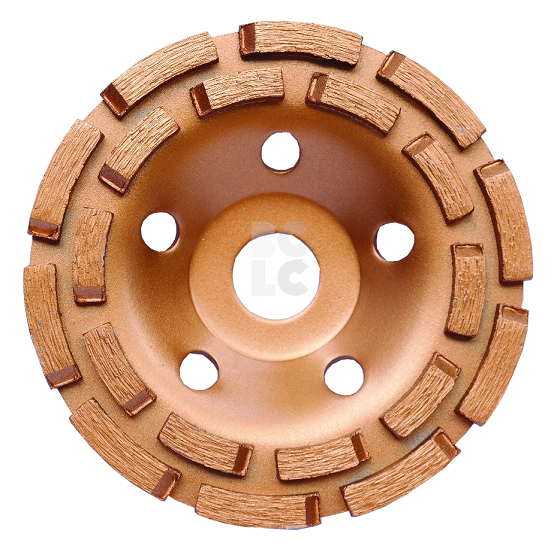 BAUTOOL dijamantna brusna ploča zlatna 125mm dvoredna  729909