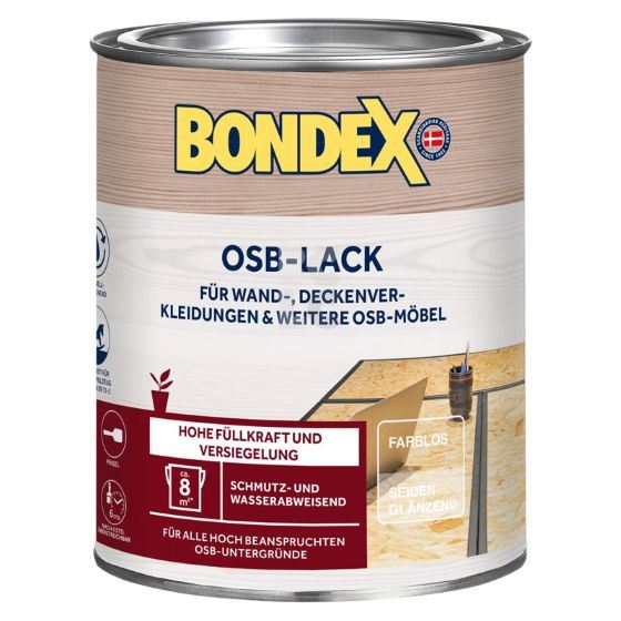 BONDEX OSB LAK - za temeljno i završno lakiranje OSB ploča