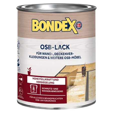 BONDEX OSB LAK - za temeljno i završno lakiranje OSB ploča