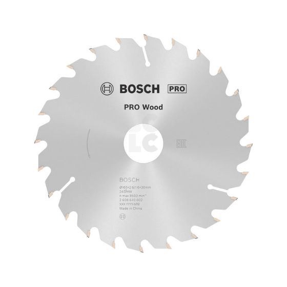 BOSCH List kr.pile 165X30/20mm 24Z Optil.Wood