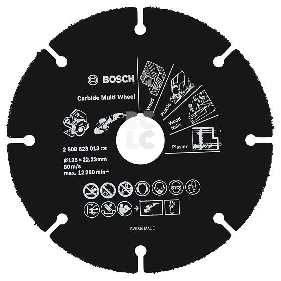 BOSCH Brusni list Carbide 115mm