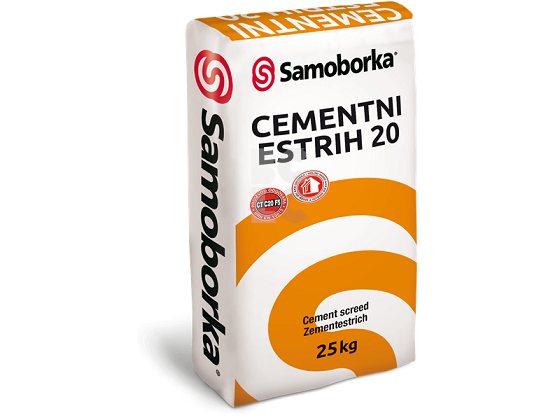 SAMOBORKA CEMENTNI ESTRIH 20 - suhi mort za izradu estriha