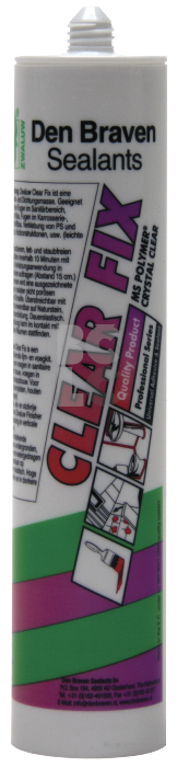 ZWALUW CLEARFIX Montažno hibridno ljepilo (290ml) bezbojan