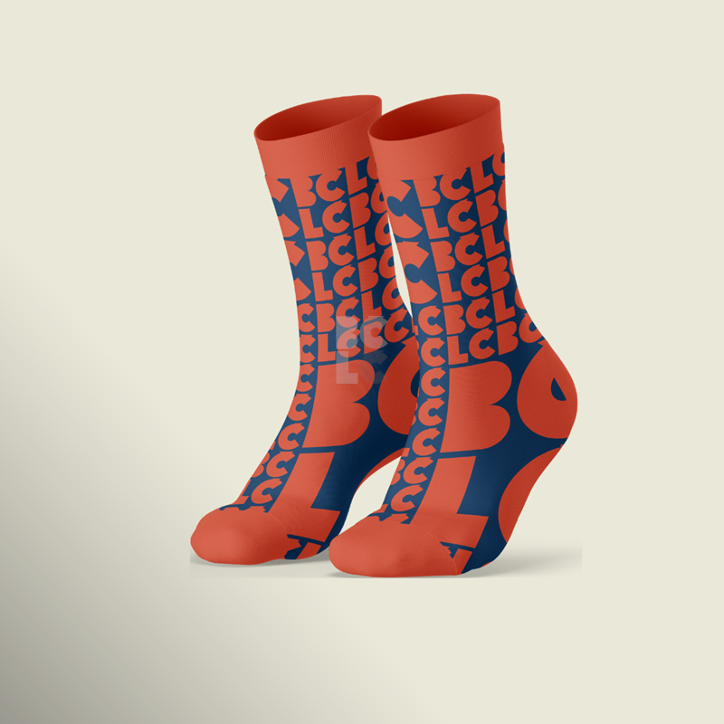 BČLĆ čarape crveno-plave