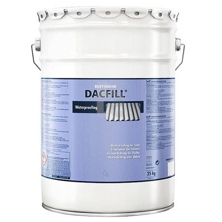 RUSTOLEUM DACFILL trajni vodonepropusni premaz za kose krovove crveni 5kg