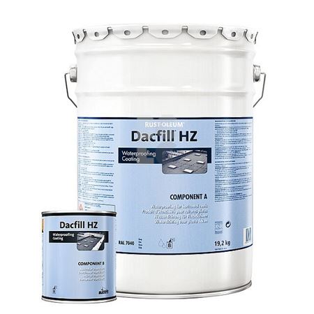 RUSTOLEUM DACFILL HZ 2K vodonepropusni premaz za ravne krovove prozor siva