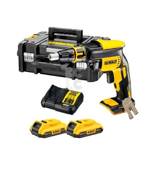 DEWALT AKU XR suhomontažni odvijač 18V,2x2.0Ah+punj.+kofer DCF620D2