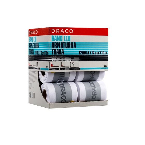 DRACO BAND 110 12cm x 10m - samoljepiva traka za brtvljenje (cijena po m)