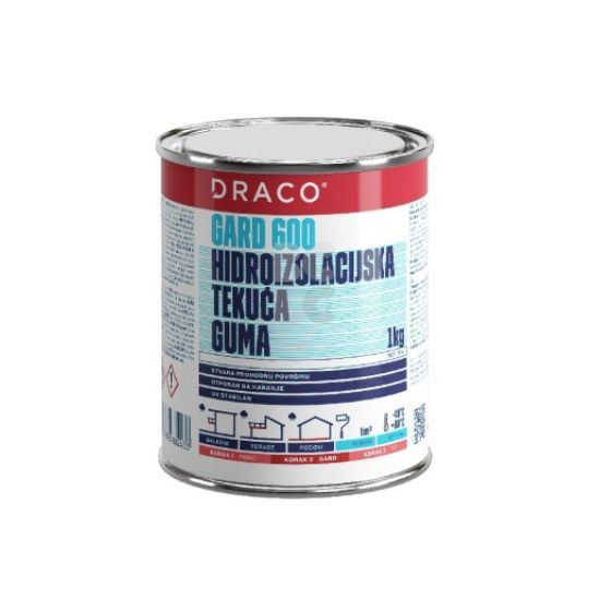 DRACO GARD 600 - prozirna tekuća poliuretanska hidroizolacijska membrana