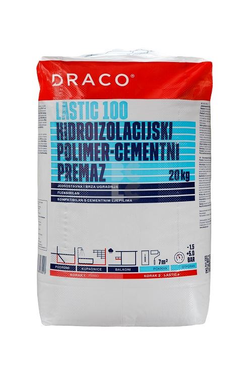 DRACO LASTIC 100 - polimercementni hidroizolacijski premaz