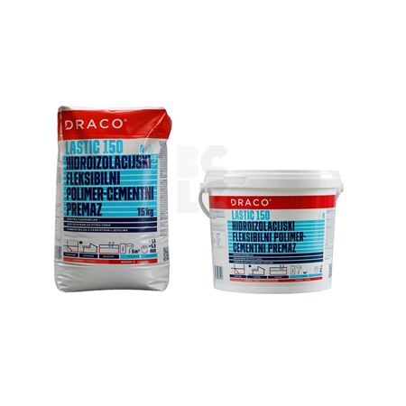 DRACO LASTIC 150 A+B - fleksibilni polimer-cementni hidroizolacijski premaz