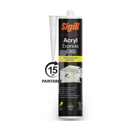 SIGILL ACRYL Express 590 -  BIJELI 300 ML