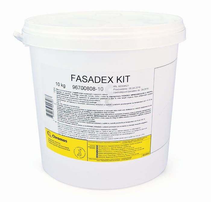 FASADEX KIT - gotova masa za zaglađivanje vanjskih i unutarnjih zidova