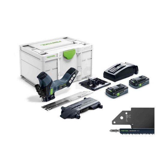 FESTOOL ISC 240 -Aku pila za izolaciju s 2 baterije, punjačem i setom za rezanje
