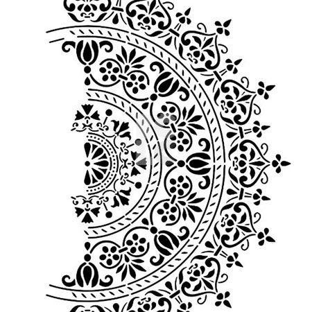 Šablona FINE MANDALA 65cmx95cm