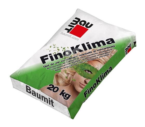 BAUMIT KLIMA FINO - bijela glet masa za unutarnje površine