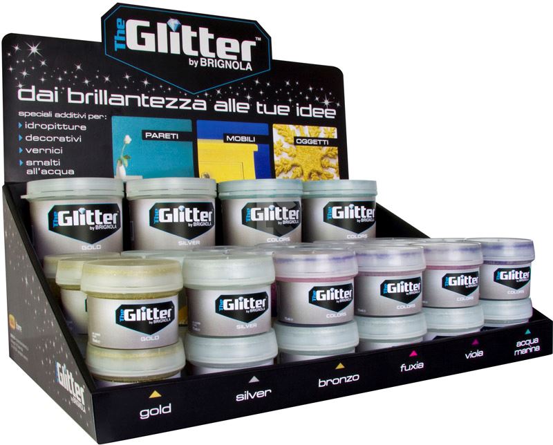 GLITTER - dodatak disperzivnim bojama za šljokičasti efekt