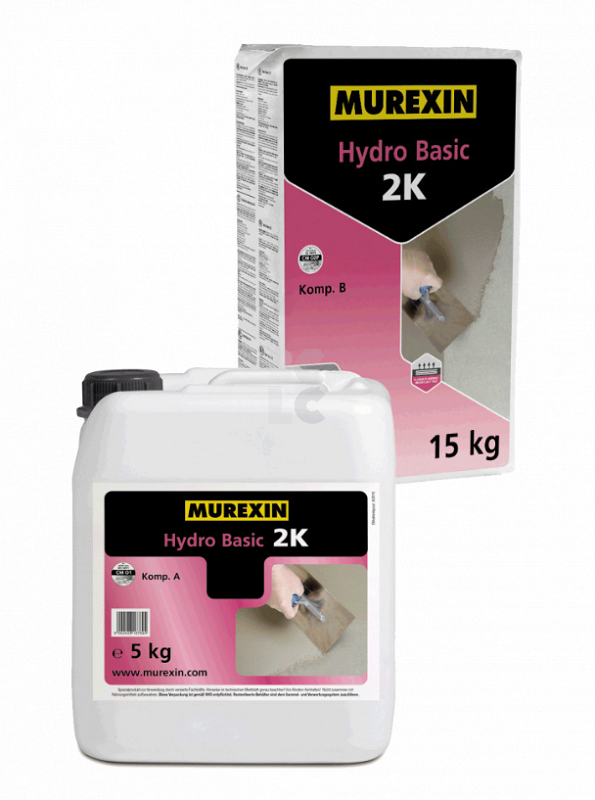 MUREXIN HYDRO BASIC 2K - hidraulički otvrdnjavajuća hidroizolacija bez otapala
