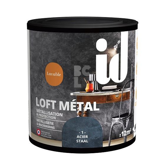 ID LOFT METALIZATOR - boja s efektom metaliziranog betona